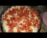 Foto del paso 6 de la receta: Tortilla de papas con jamón, queso y tomate