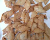 A picture of step 6 of Jowar flour namak pare.