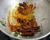 A picture of step 5 of Bihari Style Kadhi Badi.