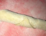 A picture of step 6 of Fishroll with bread crumbs.