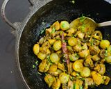 A picture of step 6 of Mushroom Do Pyaaja.