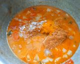 A picture of step 8 of Turnip sambar rice.
