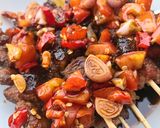 Foto langkah ke 3 dari resep Sate Kambing Empuk dan Bumbu Marinasi Super Enak (CUMA PAKE TEFLON).