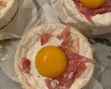 A picture of step 3 of Baked Eggs in Camembert Nests.