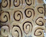 A picture of step 3 of Cinnamon rolls.