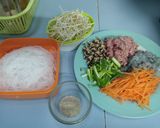 A picture of step 1 of Fried Spring Rolls.