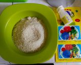 Foto langkah ke 1 dari resep Rainbow Bread Pudding.