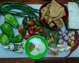 Foto langkah ke 1 dari resep Sayur Lodeh Pedas Cabe Gendot.