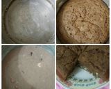 A picture of step 4 of Eggless banana cooker cake.