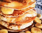 पैन केक विद हनी ग्लेज्ड बनाना (Pancake with honey glazed banana recipe in Hindi) रेसिपी चरण 6 फोटो