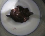 A picture of step 1 of Nutella Shake (Without Ice-Cream).
