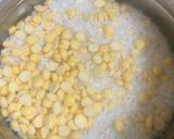 A picture of step 1 of Chana dal ka Chilla.