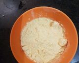 A picture of step 2 of Besan ka guad wala chila.