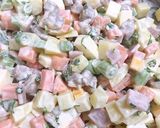 Hình bước làm 7 của món Salad Nga