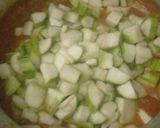 A picture of step 2 of Ridge guard in tomato gravy.