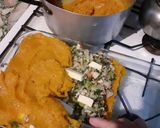 Foto del paso 3 de la receta: Pastel de zapallo con vegetales y pollo