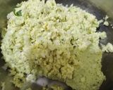 A picture of step 2 of Makke ke Bade (Corn Fritters).
