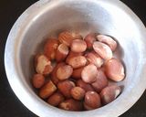 A picture of step 1 of Jackfruit Seed Nimki Chat.