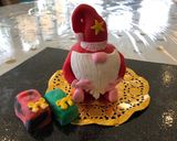 A picture of step 6 of Santa from Terry’s orange chocolate.