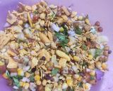 A picture of step 4 of Corn Bhel.