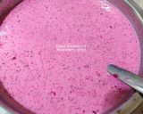 Foto langkah ke 5 dari resep Es Lumut Buah Naga Creamy.