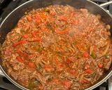 A picture of step 6 of Ropa Vieja.