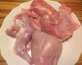 Foto del passaggio 1 della ricetta Coniglio con peperoni e zenzero