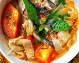 Hình bước làm 6 của món Canh Măng Chua Nấu Cá Ngạnh Nguồn