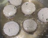 A picture of step 2 of Sabudana vada.