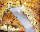 صورة لخطوة 6 من وصفة خبزة محشية خفيفة وبنينة 🥖😋🤤