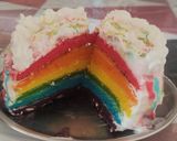 A picture of step 10 of Rainbow Cake Recipe.