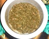 A picture of step 6 of Mooli ke patton ka Saag.