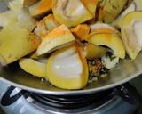 A picture of step 3 of Sweet & Sour Raw Mango & Jaggery.