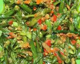 Foto langkah ke 2 dari resep Sayur Genjer Tauco Pedas.