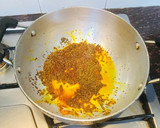 A picture of step 3 of Chilli and grapes Pickle.