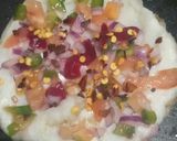 A picture of step 4 of Poha Uttapam.