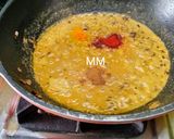 A picture of step 4 of Mushroom Korma.