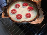 Quiche de bacon y queso