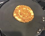 A picture of step 5 of Tawa oats pancake.