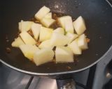 A picture of step 5 of Methi aloo.