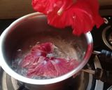 ஆரஞ்சு செம்பருத்தி ஜூஸ் (Orange, Hibiscus, Honey Ginger juice recipe in tamil) ரெசிபி ஸ்டேப் 2 புகைப்படம்