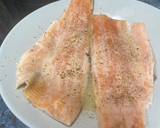 Foto del paso 1 de la receta: Trucha con jamón en freidora de aire