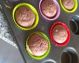 Foto del paso 4 de la receta: Muffins con avena marmolados