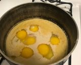 A picture of step 2 of Oat Milk Scrambled Eggs.