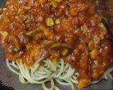 Foto langkah ke 3 dari resep 123. Spaghetti Brulee.