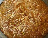 A picture of step 2 of Suji ka halwa.