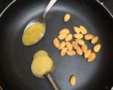 A picture of step 1 of Honey Glazed Almonds.