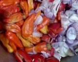 Foto langkah ke 1 dari resep Sayur kulit mlinjo lombok rawit utuh.