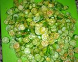 A picture of step 1 of Kundru fry.