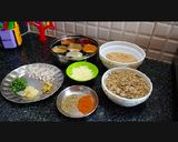 A picture of step 1 of Mix Sprout Parathe.